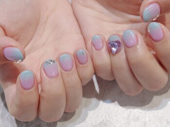 ラルネイル 大宮(Lull. nail)/＃グラデーション＃ビジュー