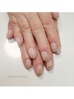 ホロ入り☆ラメグラデーション