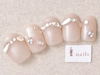 アイネイルズ 三宮店(I nails)/パーツフレンチブライダル