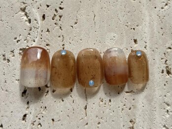 ニットチェックネイル