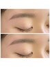 【黄金比で垢抜け眉◇】眉毛パーマ＋アイブロウWAX+毛量調整スタイリング込