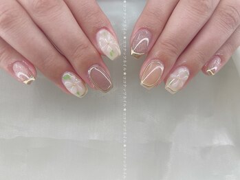 ココナッツネイル/春ネイル