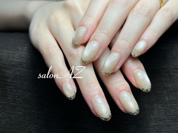 サロン エージー(salon AZ)/バイカラーフレンチ