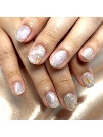 ニュアンスネイル/夏デザイン