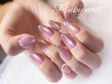 ピンキーネイル(Pinky nail)/マグネット×フラッシュラメ