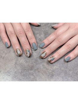 手描きアートが得意なサロン