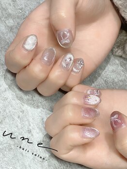 ユヌネイル(une nail)/+¥500でマグネットに変更