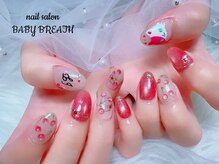 ベイビーブレス(BABY BREATH)/持ち込み☆推しネイル