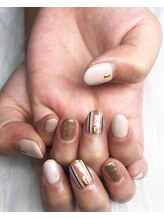 インプレス 鶴見店(Impress)/【Hand】ボーダーネイル