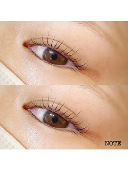 ノート(NOTE)/ラッシュリフト