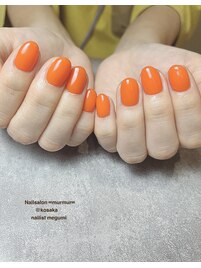 オレンジネイル