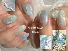 フォーユーネイル(4U nail)/blue！！9500円