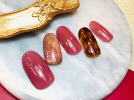 べっこう柄ネイルデザイン