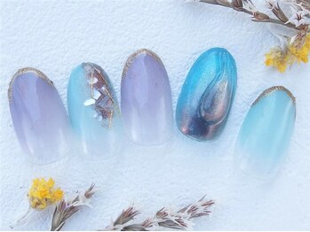 ネイルズガッシュ 武蔵小山店(NAILsGUSH)/*ニュアンスミラー*