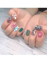 ソンリエ 青竹店(SONRiE)/雲ネイル！