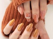 ヴァンネイル(VINGT NAIL nail&eye beauty)/大人のブラウンレッド。