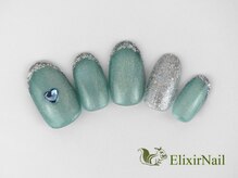 エリクサーネイル 五反田(Elixir Nail)/定額a シンプル／クーポン使用