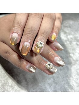 ネイルズ ヒマワリ(Nails Himawari)/【松田担当】持ち込みデザイン