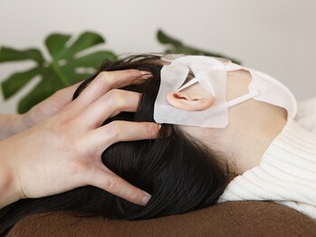 アマテル(AMATERU)/カチカチ頭皮にヘッドスパ