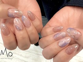 つやネイル　ニュアンスネイル