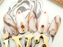 ネイルサロン ディーバ ギンザ(Nail salon Diva GINZA)/大理石ネイル￥9500