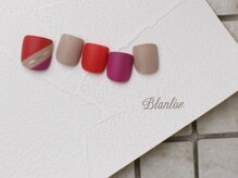 ネイルサロン ブランロール 白金店(Nail Salon Blanl'or)/FOOT マットなシンプルデザイン