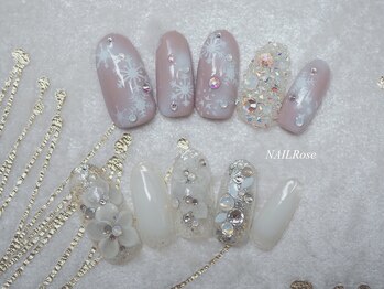 ネイルローズ(NAIL Rose)/初回オフ込結晶3D￥9990→¥8990