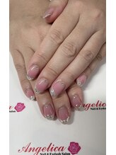 ネイルサロン アンジェリカ(Angelica)/No.68 ガラスフレンチ