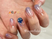 スノーフレーク(Snowflake)/ラメグラ×アート☆カルシファー