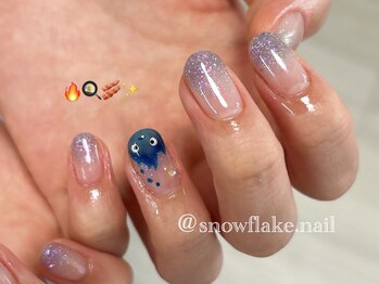 スノーフレーク(Snowflake)/ラメグラ×アート☆カルシファー