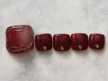 ネイルサロン ウィル 恵比寿(will)/オータムフットネイル