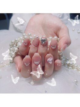 シーシーナナ ネイルサロン(CC NaNa Nail Salon)/ストン付け放題★有料パーツ使用