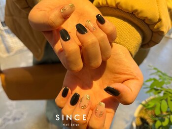 シンス(Since)/ぷっくりお花ネイル