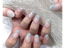 エイミーユア(Eimmy Yua)/水色リボンフレンチ