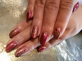 モロッコ柄ペイントデザイン