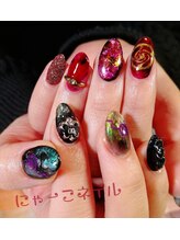 にゃーこネイル/呪術廻戦☆持ち込みデザイン