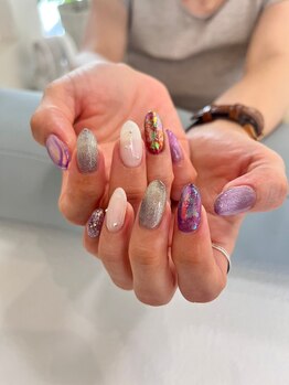 ネス 沖縄店(Nes.)/ごちゃごちゃネイル♪