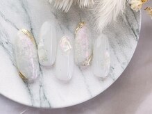 ネイルサロンフォーユー(for u)/ホワイトニュアンス￥6980