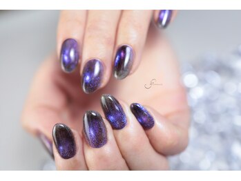 ハチナナヨンネイル(f*w874nail)/マグネットネイル