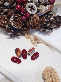 チェックネイル