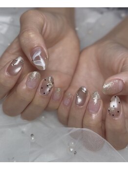 レイリーネイル(Reilly nail)/那覇ネイル/綺麗めデザイン
