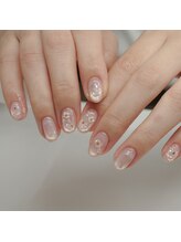 クウキネイル(kuuki nail)/うるうる奥行きマグネットネイル