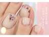 【新しいスタート前に★】デザインネイルフットネイルオフ込み¥6,980→¥6,480