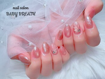 ベイビーブレス(BABY BREATH)/定額マーメイドネイル