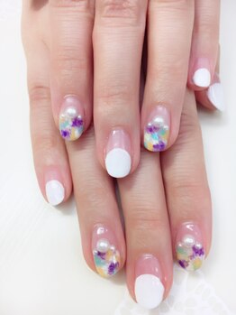 ネイルサロン ティアラリュクス 市川北口店(Tiara Luxe)/タイダイネイル