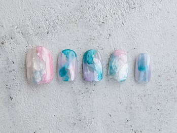 ルフトエーデ(LUFT Ode)/【Art 10】インク梅雨ネイル