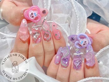 ネイルズガッシュトウキョウ 横浜西口店(NAILsGUSH TOKYO)/痛ネイル/キラキラ/ゴテゴテ