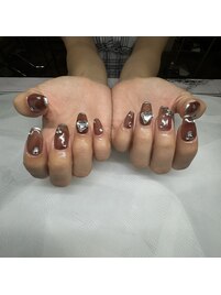 クリア/秋/ミラー/ストーン