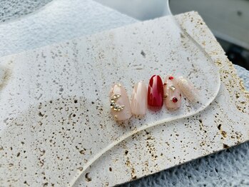 テテネイル(tete.nail)/ムーンナイト×きらきらストーン