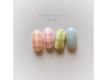 ノエム ネイルサロン(NOEM)/ギンガムチェック